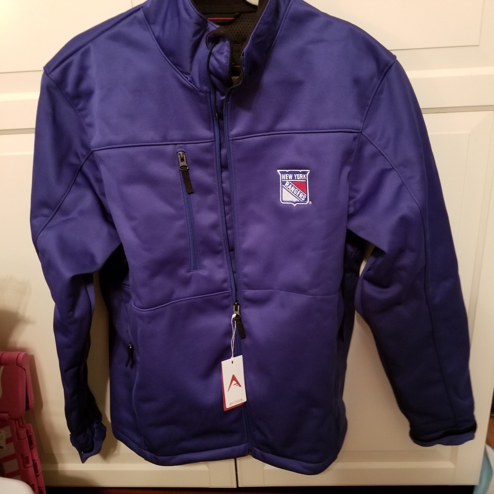 NY Rangers Cold Weather Water Resistant  Jacket - Picture 2 of 6
